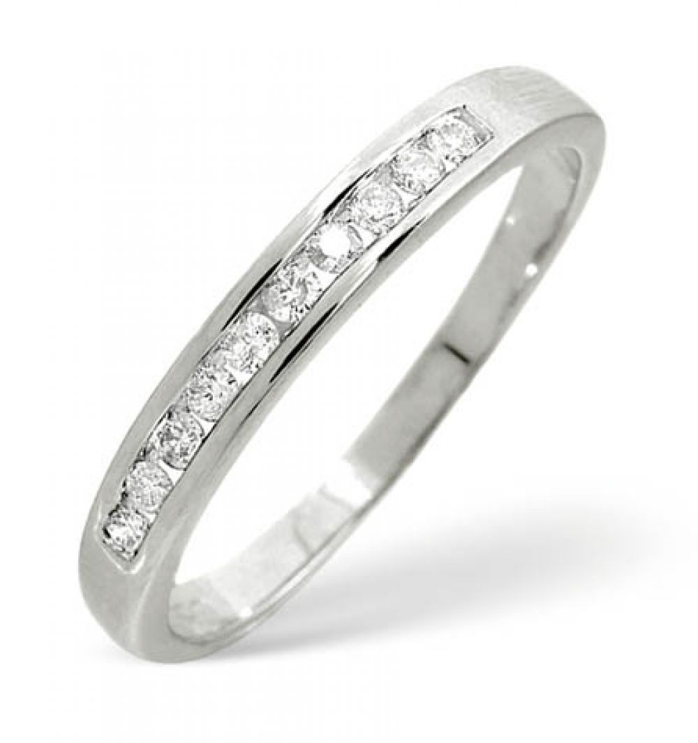 9ct 0.20ct Gold Half Eternity Diamond Ring