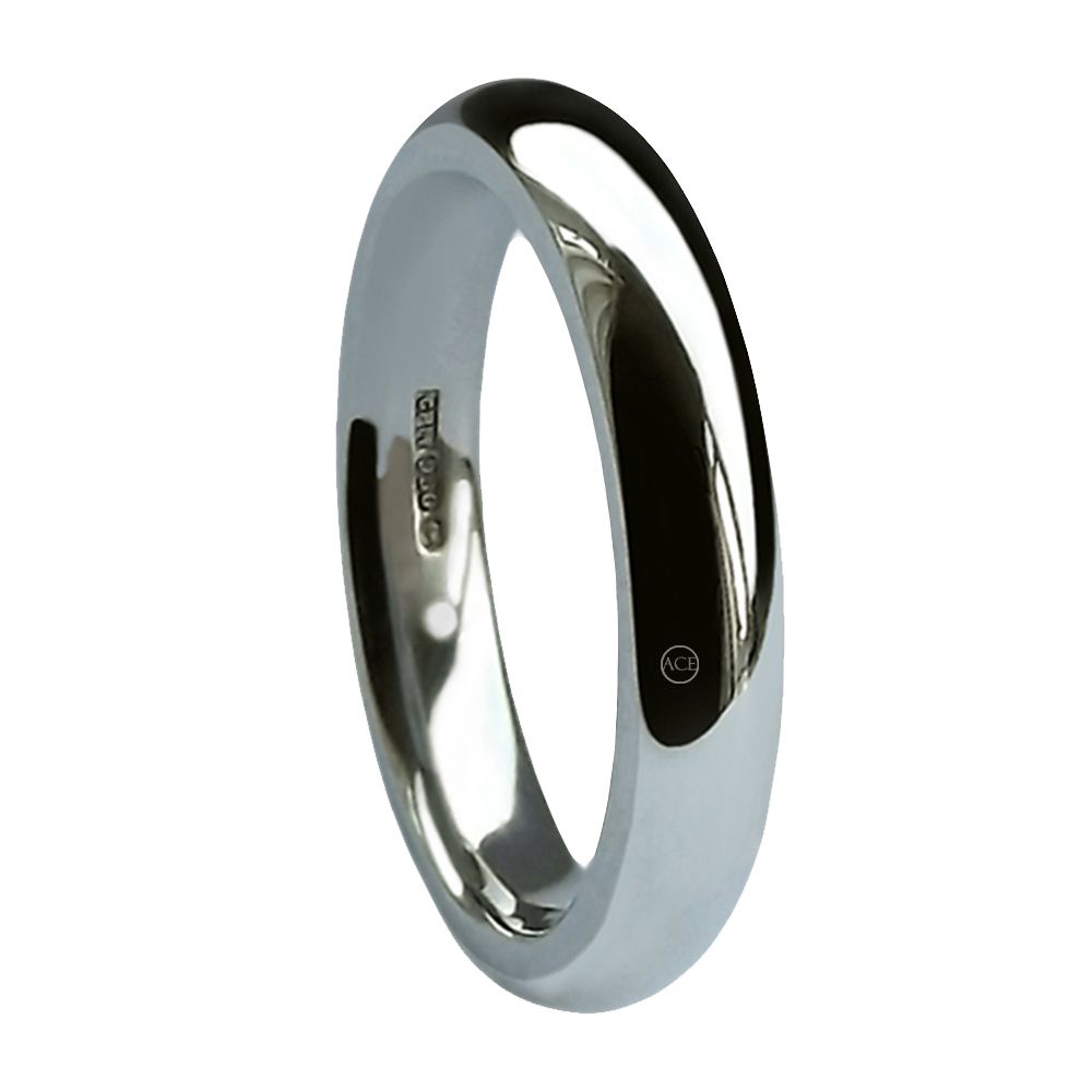 5mm 925 Sterling Silver Court Comfort Wedding Rings Bands