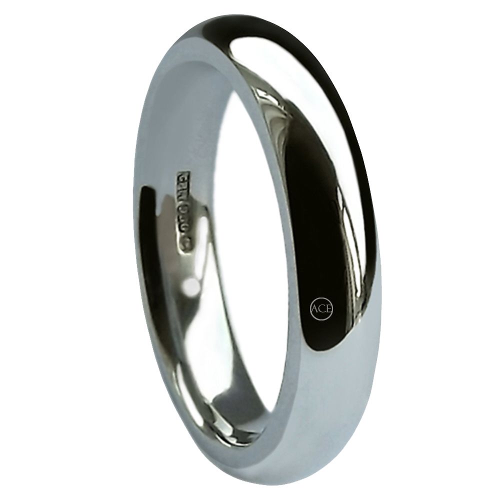 6mm 925 Sterling Silver Court Comfort Wedding Rings Bands