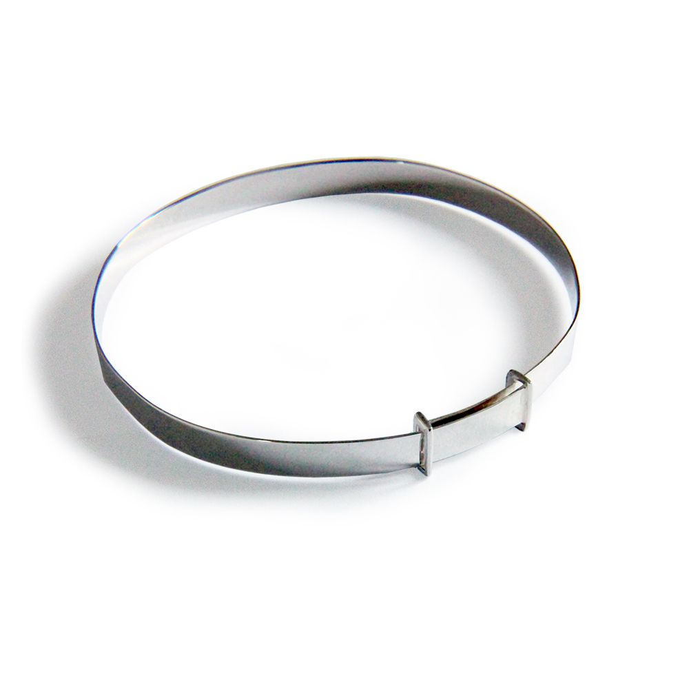 925 Sterling Silver 6mm Plain Expanding Bangle Fully U.K. Hallmarked