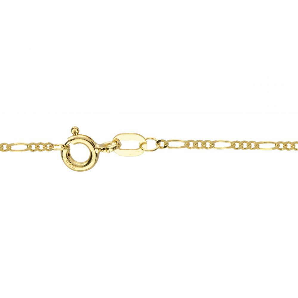 9ct Yellow Gold Figaro Chain Hallmarked