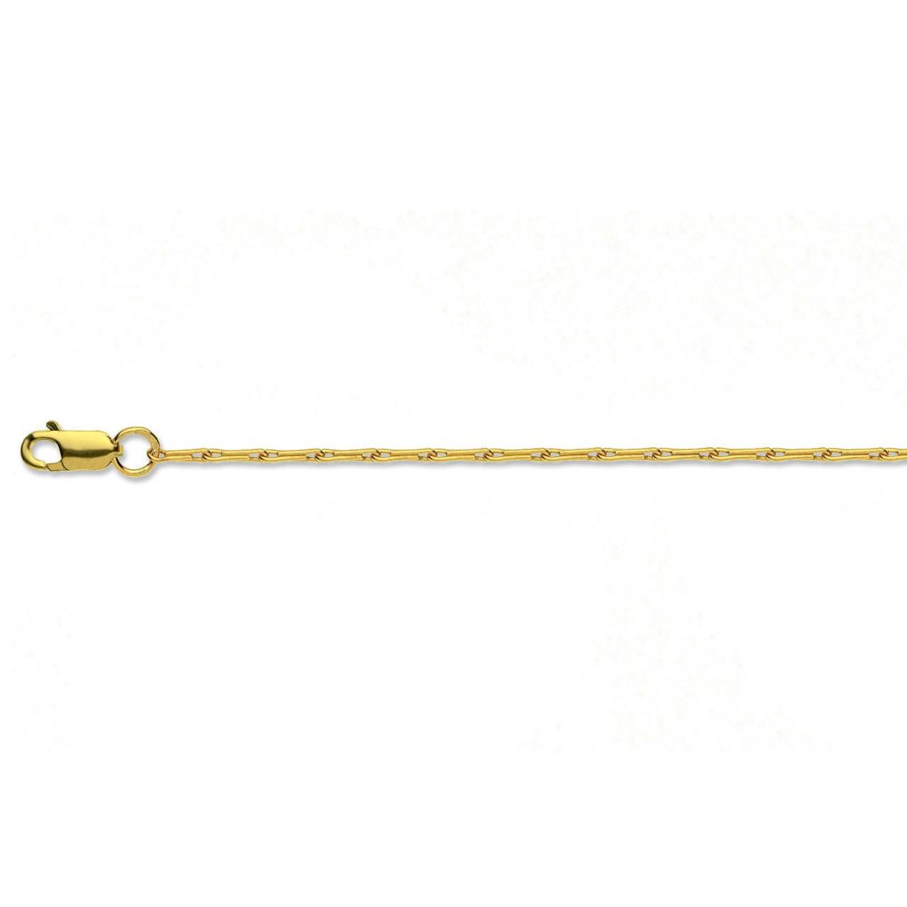 9ct Yellow Gold Barleycorn Chain Hallmarked
