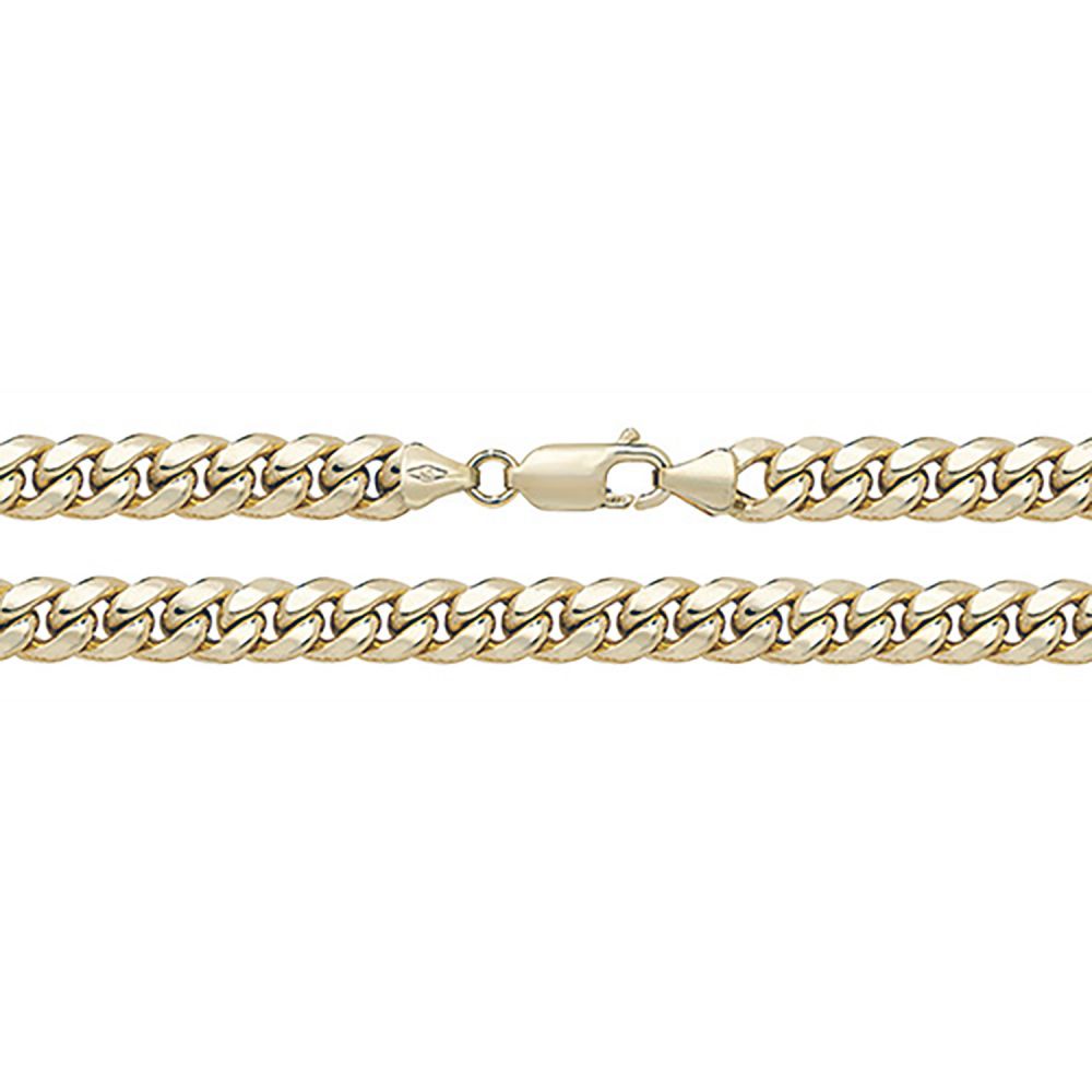 9ct Yellow Gold Men's Curb Chain Hallmarked
