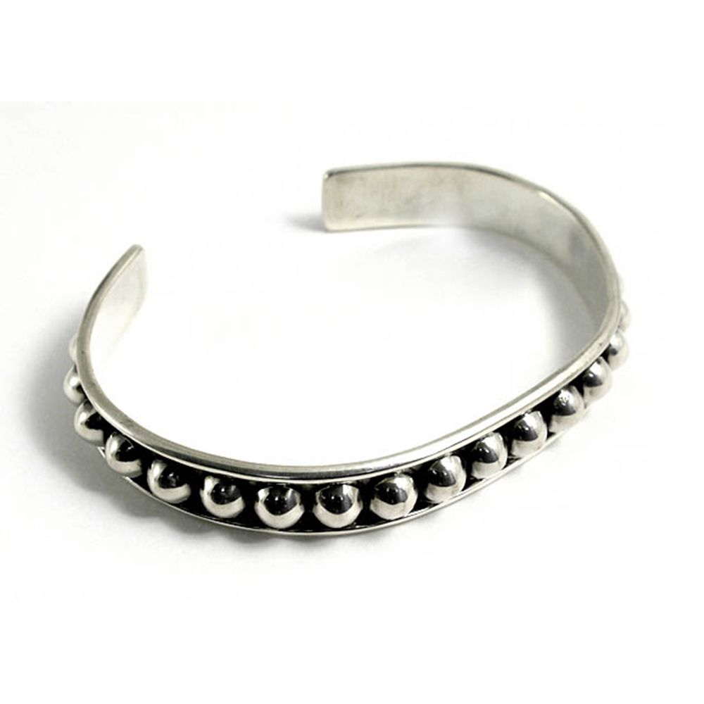 925 Sterling Silver 12mm Unisex Heavy Mexican Bracelet 30g