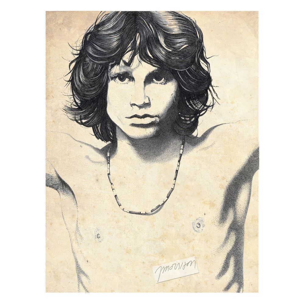 James Douglas Morrison (1943 - 1971) - A3 Limited Edition Art Print