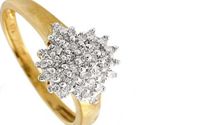 Cluster Diamond Rings