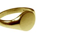 Round Signet Rings