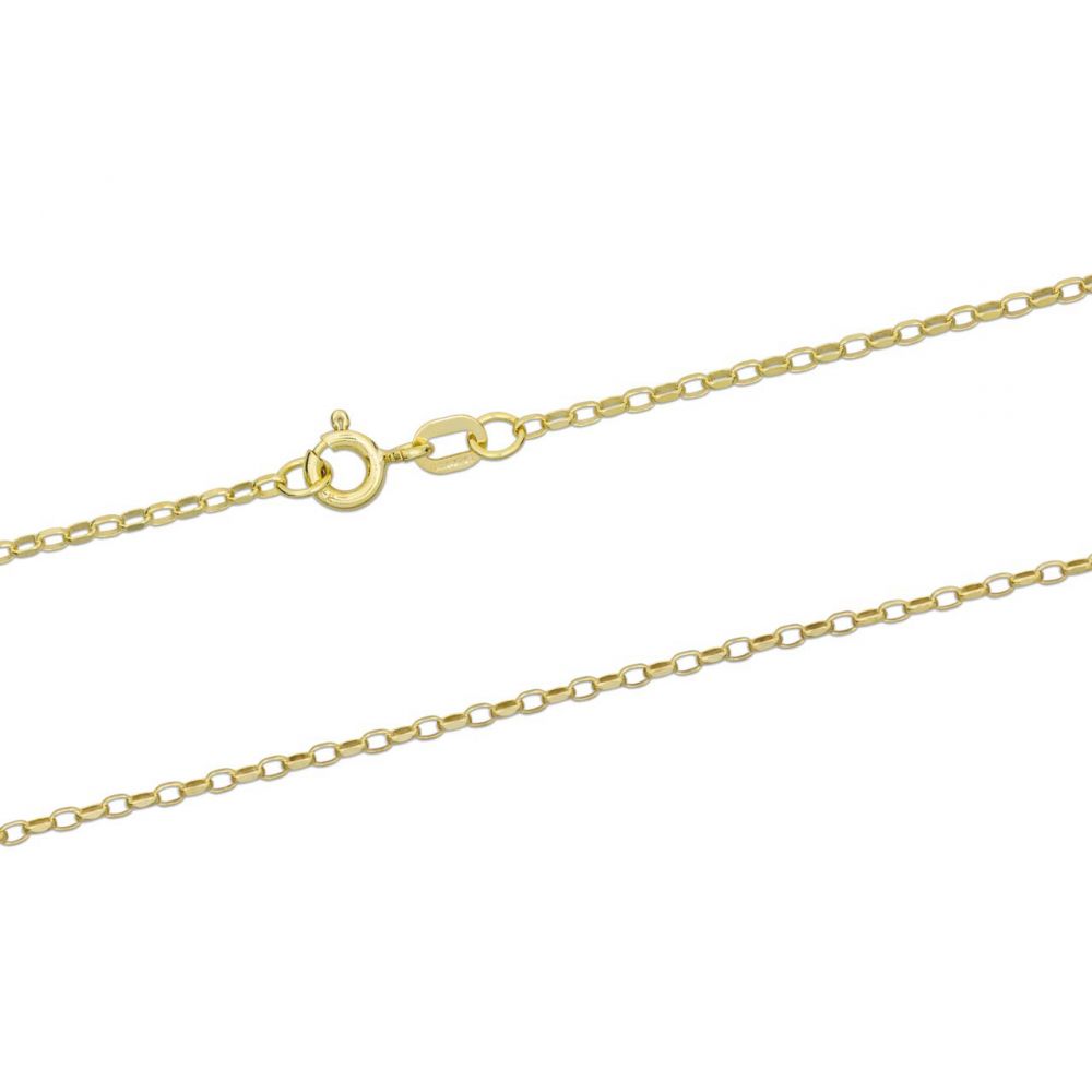 Ace Jewellery9ct Yellow Gold 2 Diamond Cut Belcher Chain Hallmarked ...