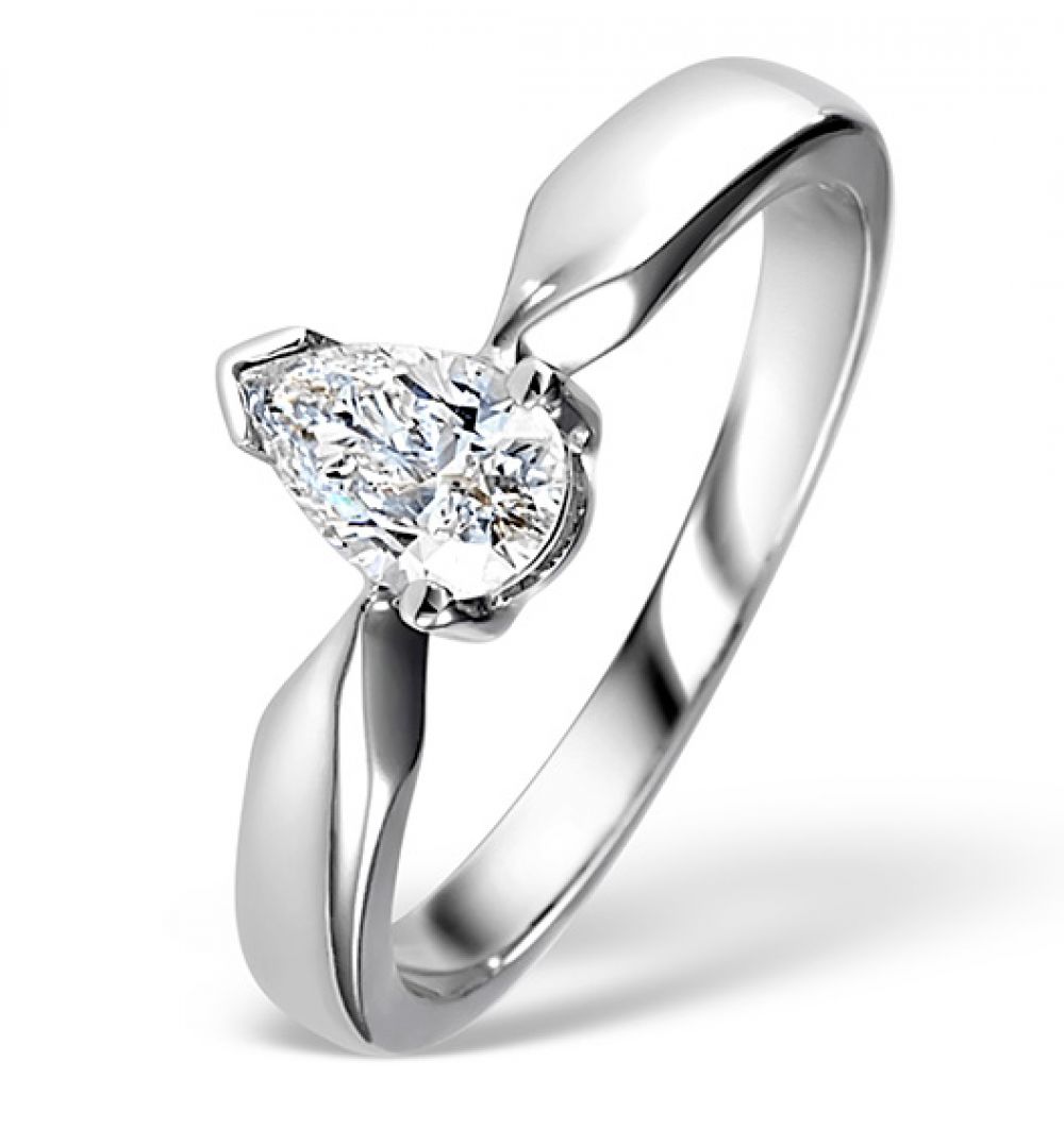 950 Platinum 0.50ct G/VS Diamond Solitaire Ring